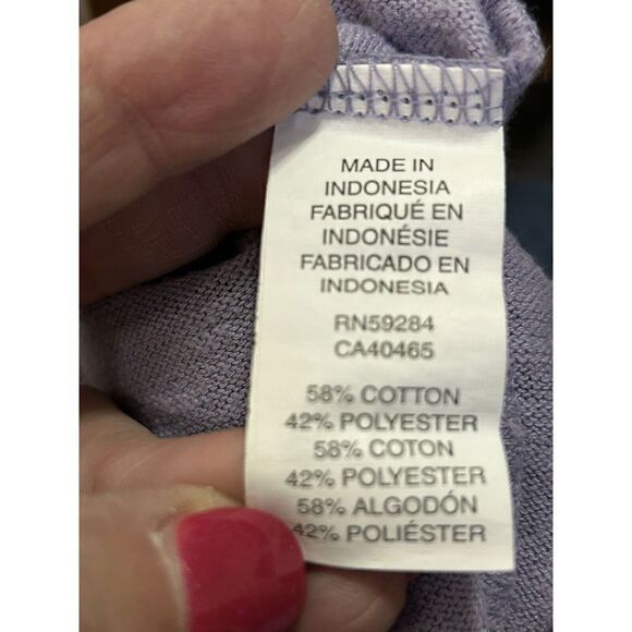 Girl's CHILDRENS PLACE 5T Gold Sparkle Heart Purple Top Shirt - Picture 4 of 6